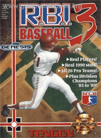 Cover RBI Baseball 3 for Genesis - Mega Drive